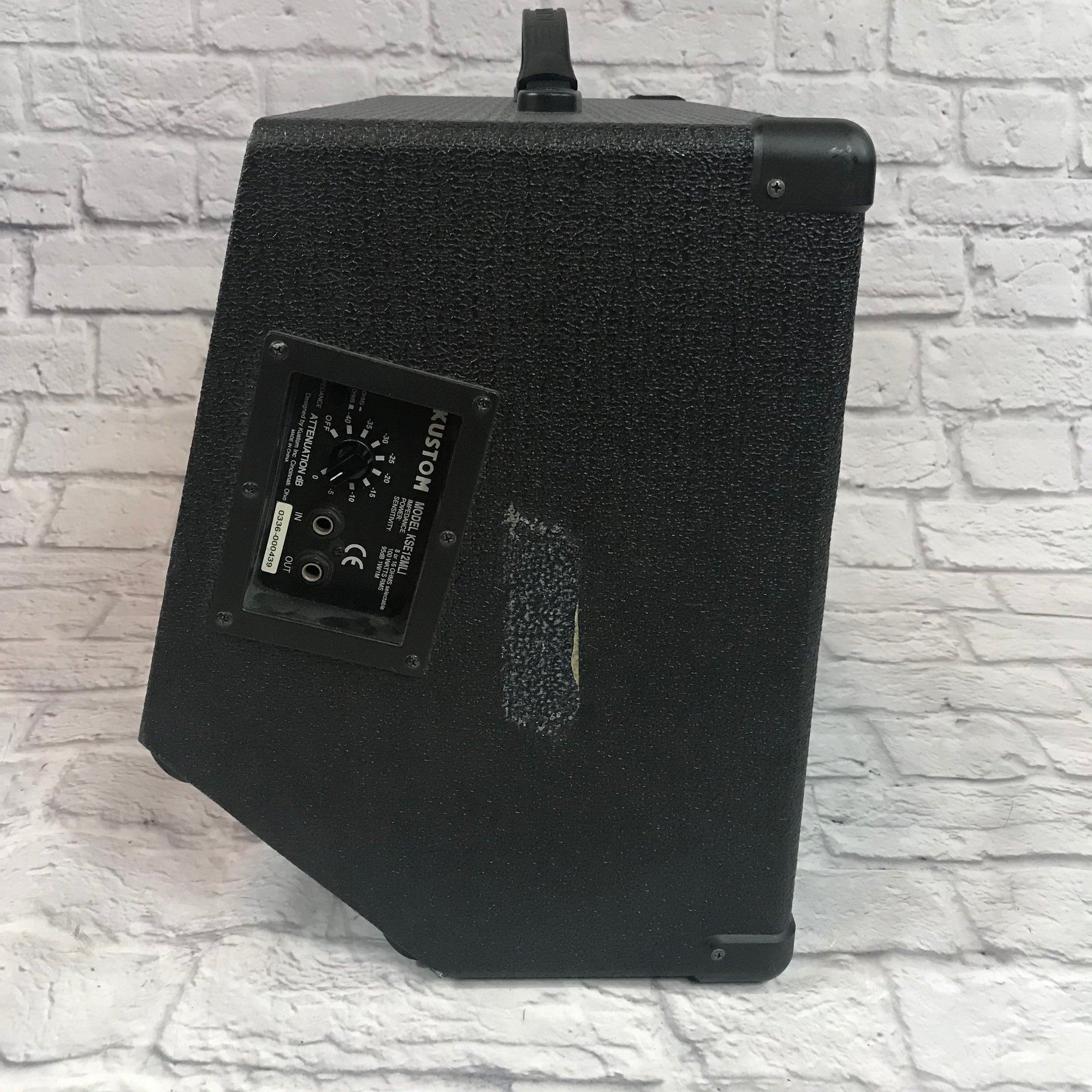 Kustom KSE 12MLi 12 Inch Passive Monitor Wedge