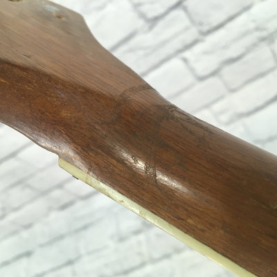 Vintage 1960s Short Scale Bass Guitar Neck (E) Rosewood Fretboard Made in Japan