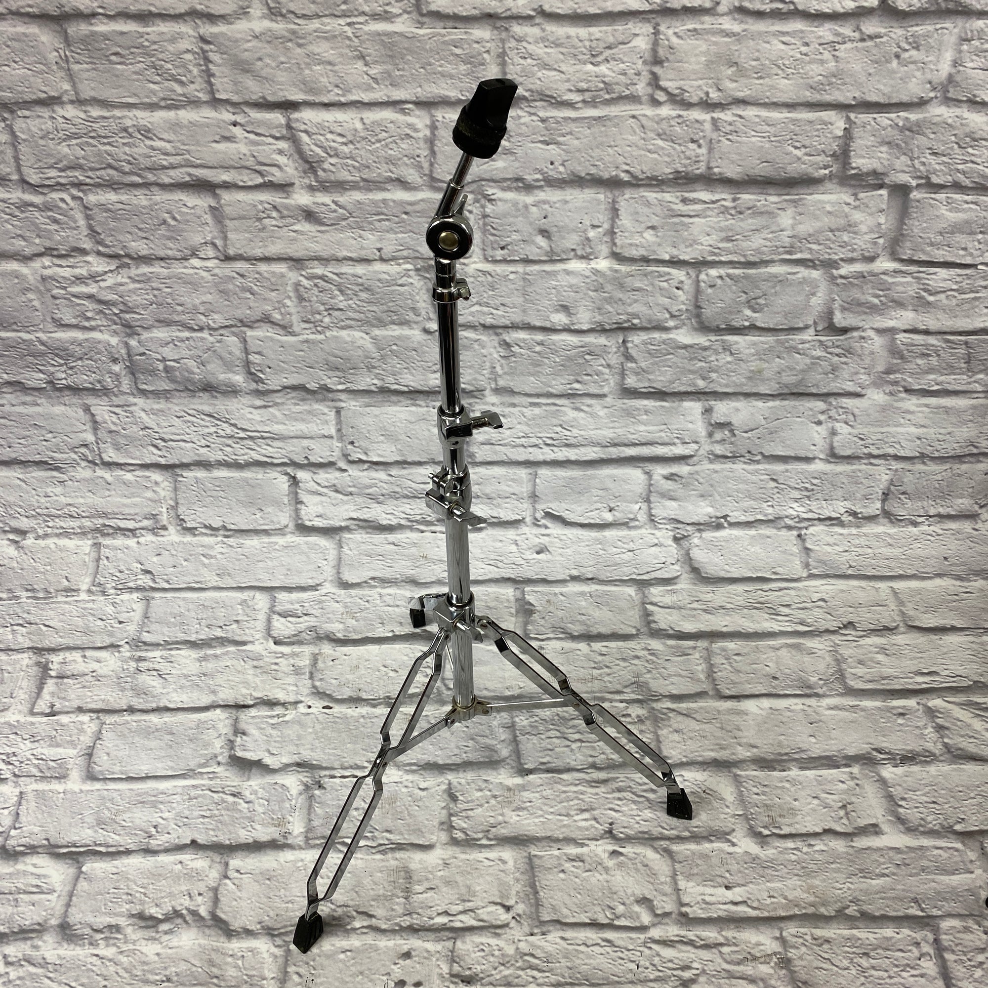 Chrome Double Braced Straight Cymbal Stand