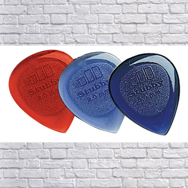 Dunlop 474R30 Stubby Jazz Picks  3.0MM  24 Pack