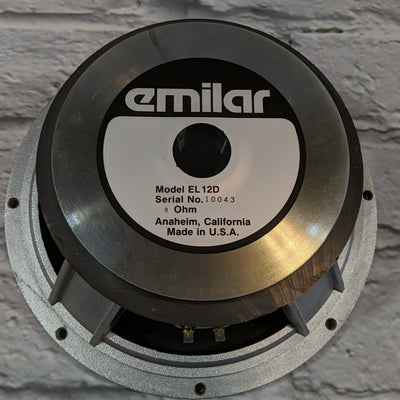 Emilar EL 12D-8 8ohm 12" Speaker - New Old Stock