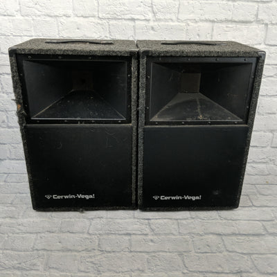 1990's Cerwin Vega V-12B PA Speakers (Pair)