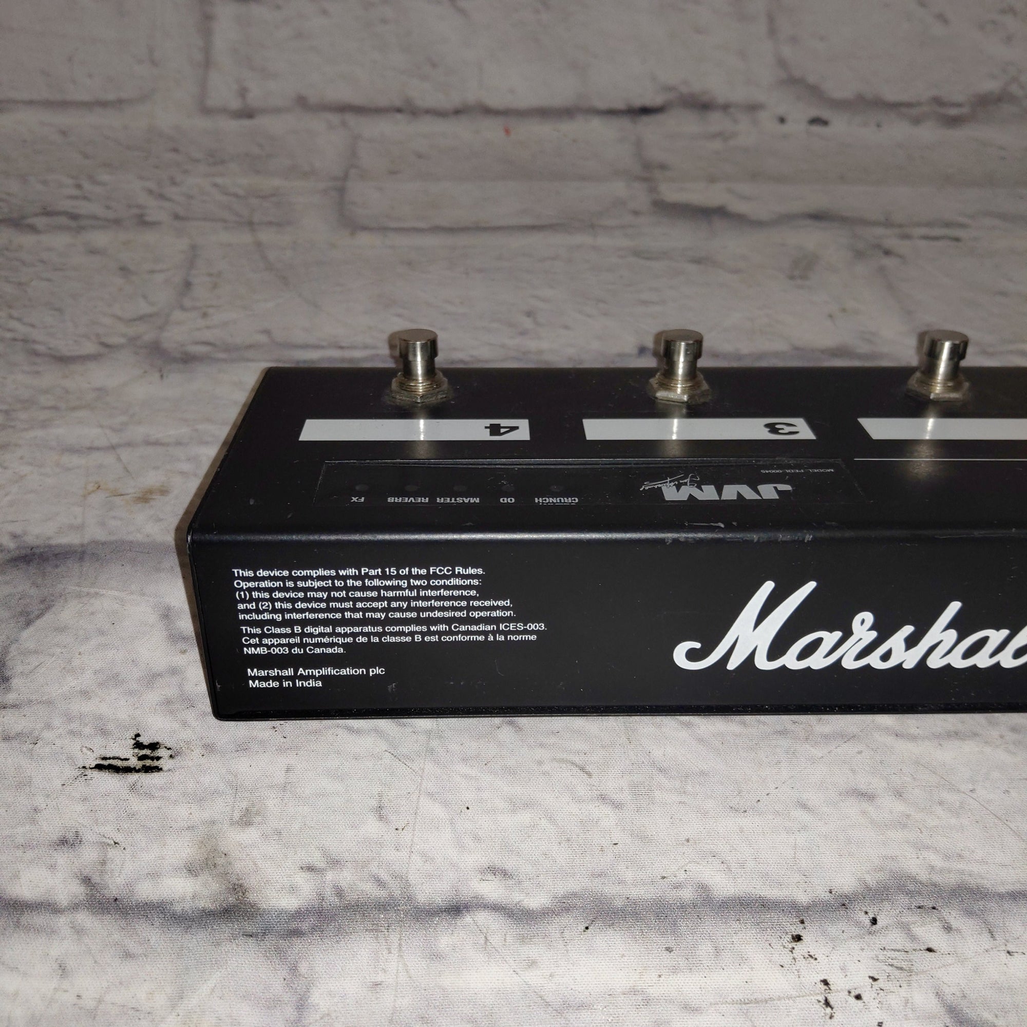 Marshall JVM Pedl-00045 Footswitch - Evolution Music