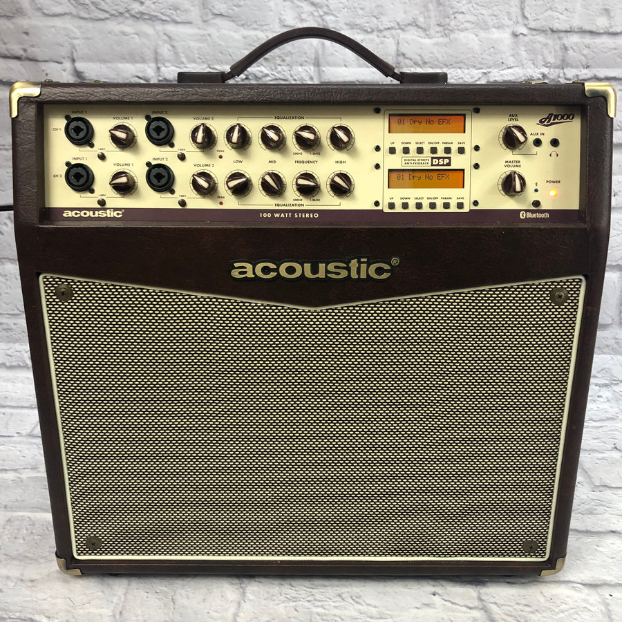 Acoustic A1000 Acoustic Guitar Amplifier with Bluetooth