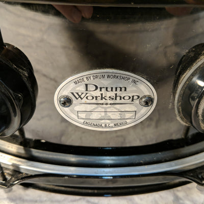 DW 5 x 14 Drum Workshop Black Brass Snare Drum