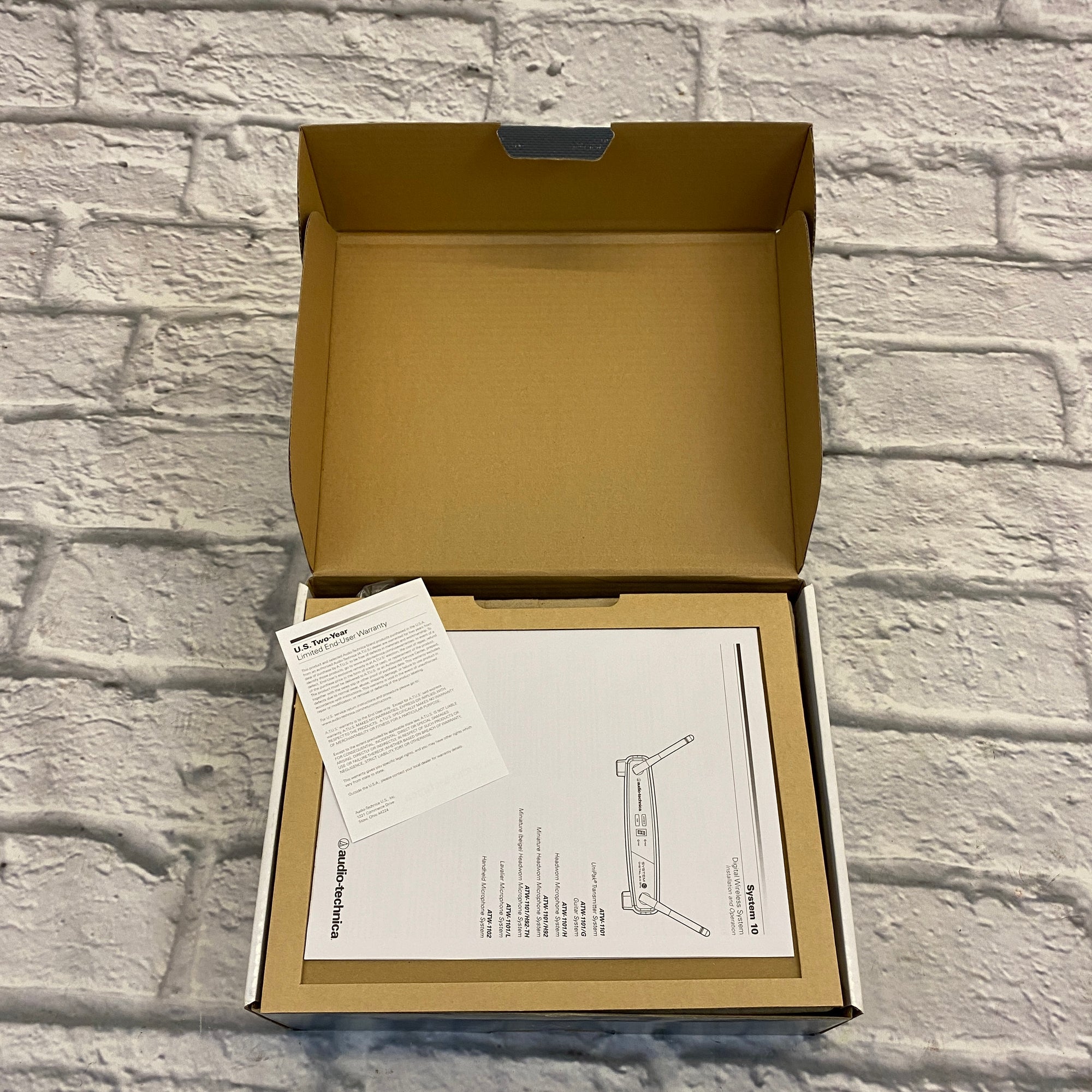 Audio Technica System 10 ATW-1101/H Wireless Microphone System