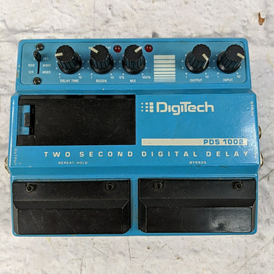 Digitech PDS 1002 Two Second Digital Delay Pedal w/ power supply 