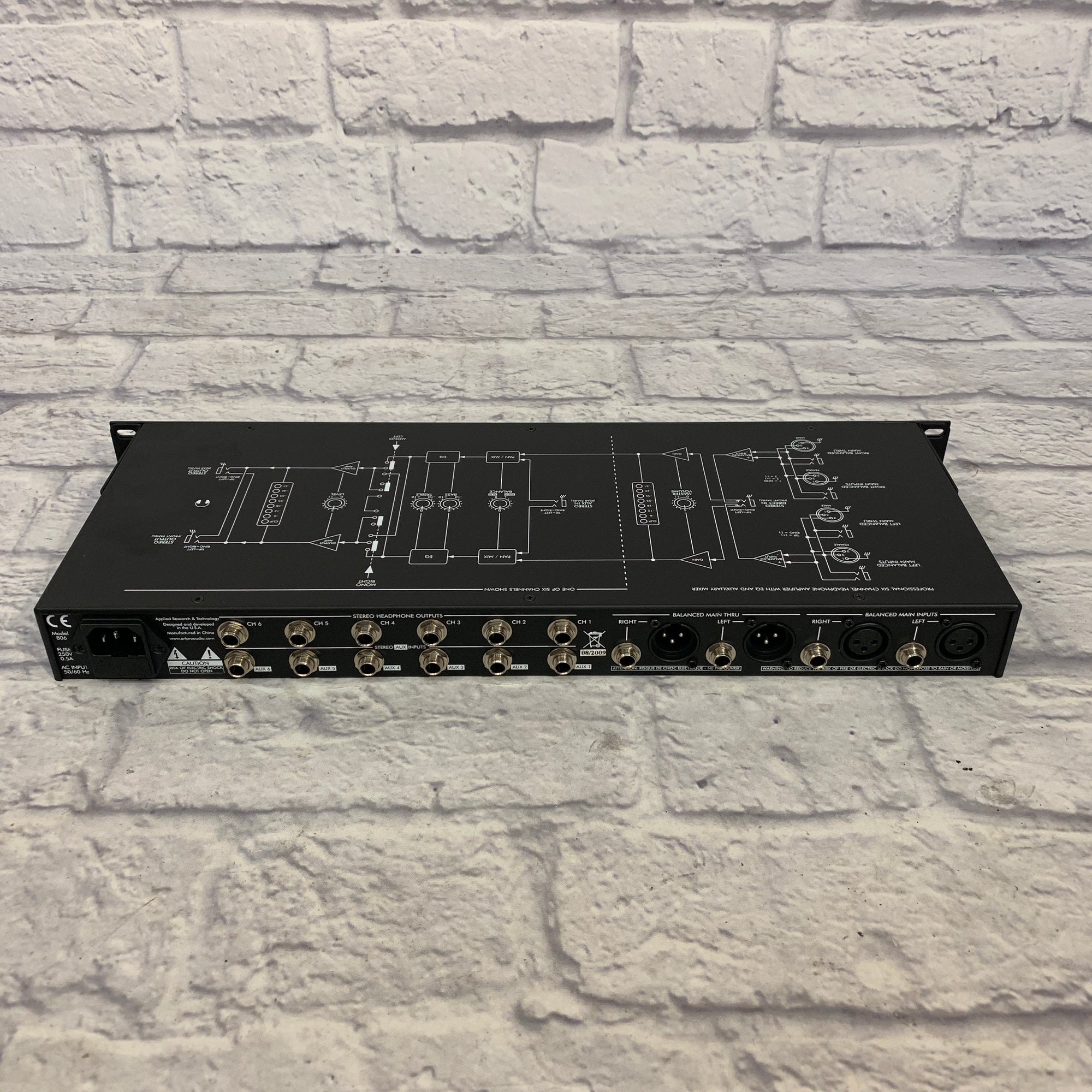 ART HeadAmp6Pro 6-Channel Headphone Amp w/ EQ