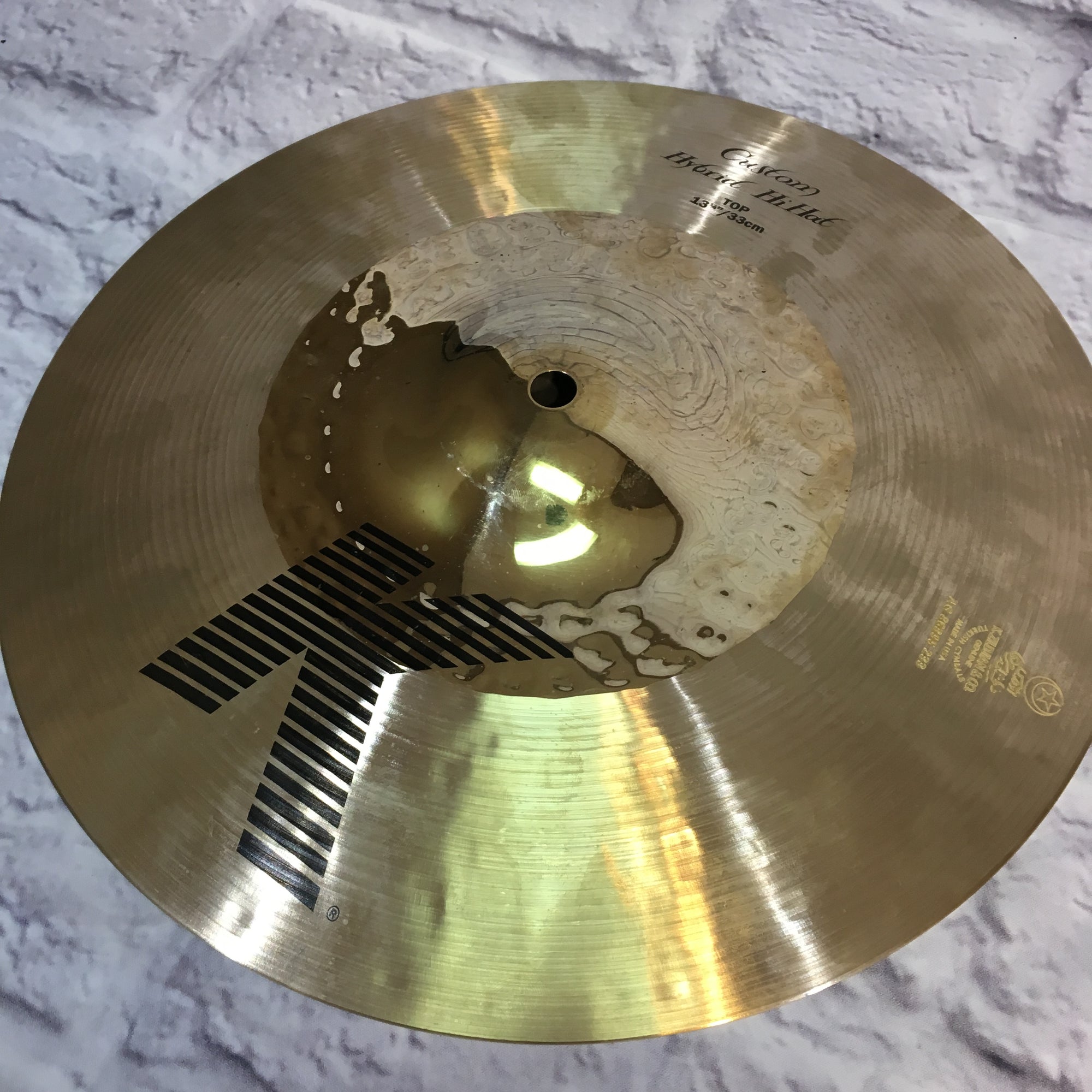 Zildjian 13.25in K Custom Hybrid Hi Hat Cymbal Pair