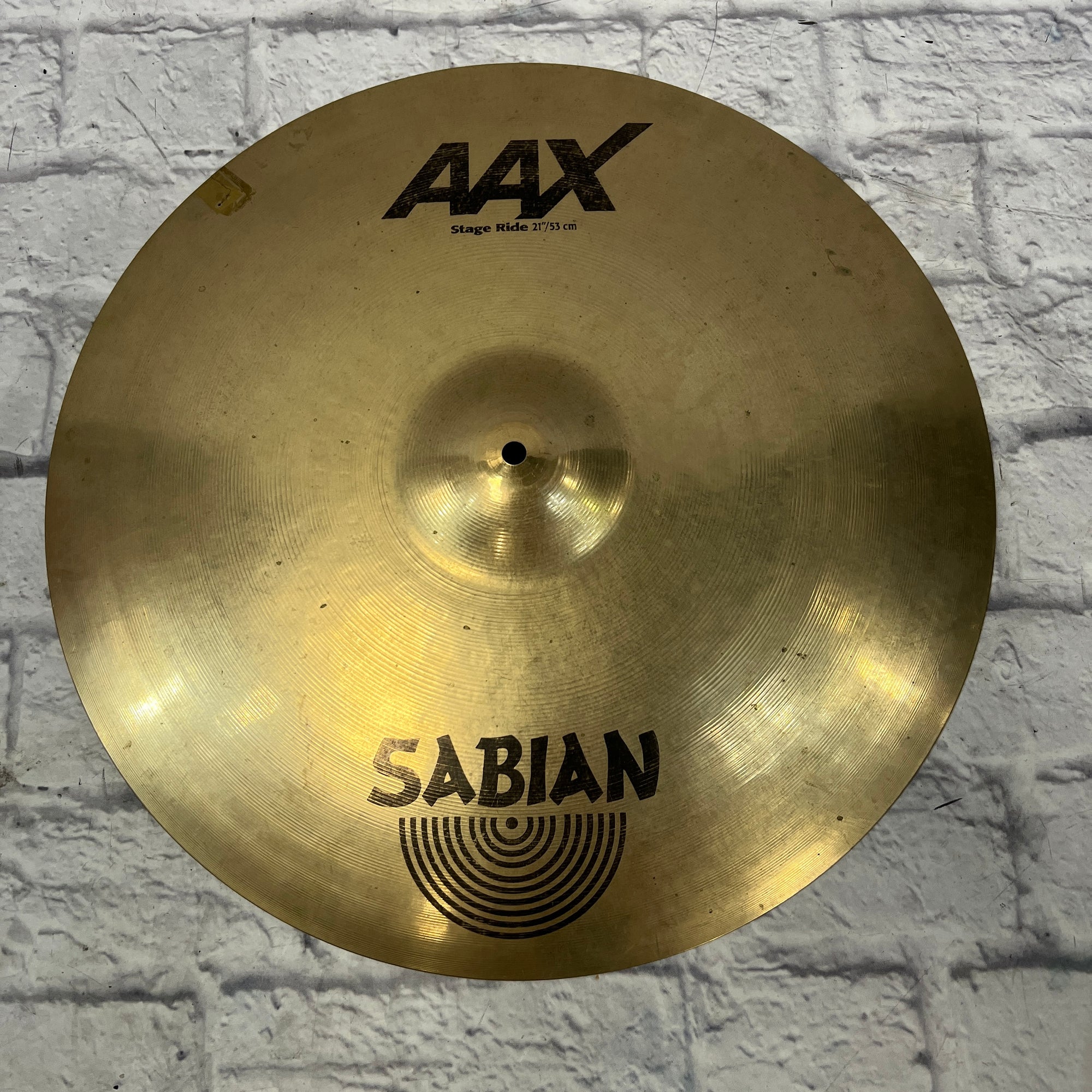 Sabian AAX 21" Stage Ride (Cracked) Crash Ride Cymbal
