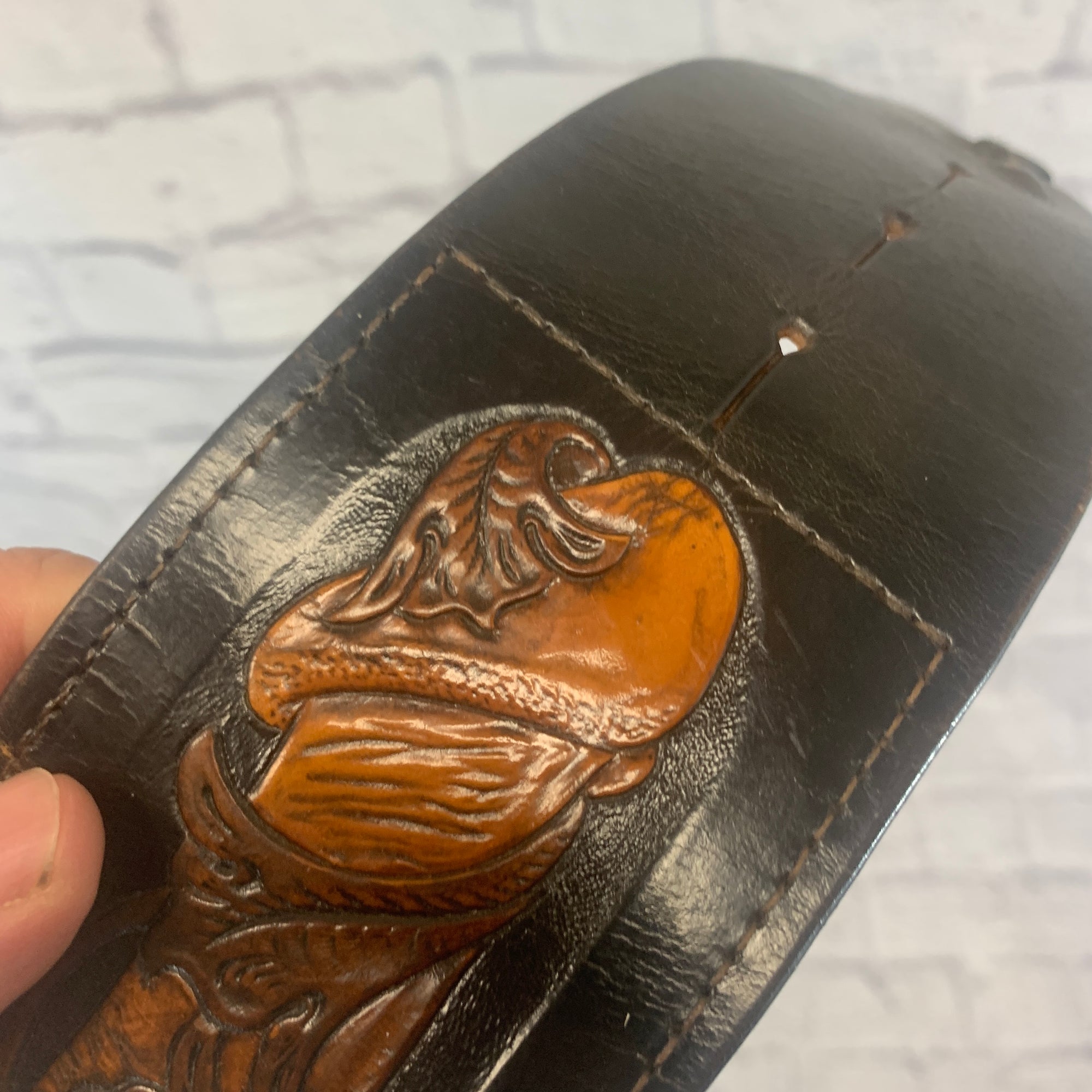 Silver Eagle Pick Pocket Model 69 Rare NSFW Leather Strap Strap