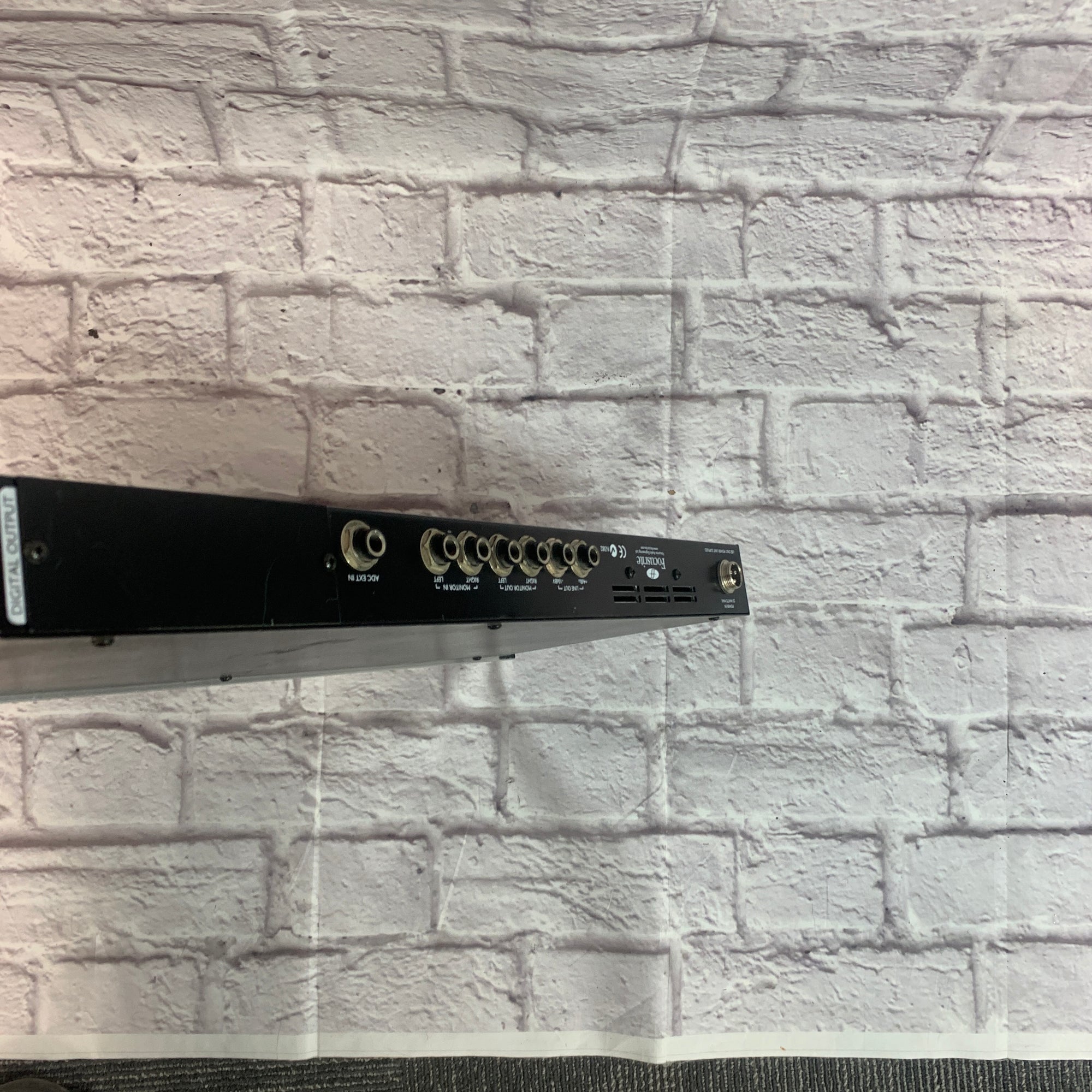 Focusrite Trakmaster Pro Rack Preamp no power supply Evolution Music