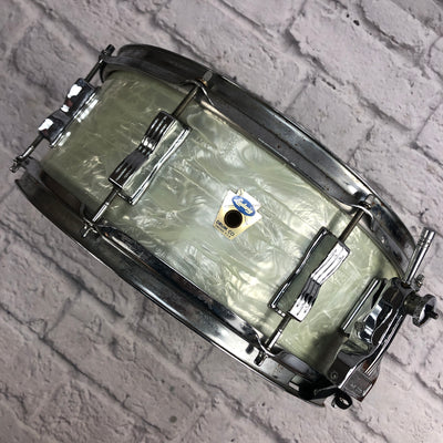 Ludwig 1960 White Marine Pearl Snare Drum