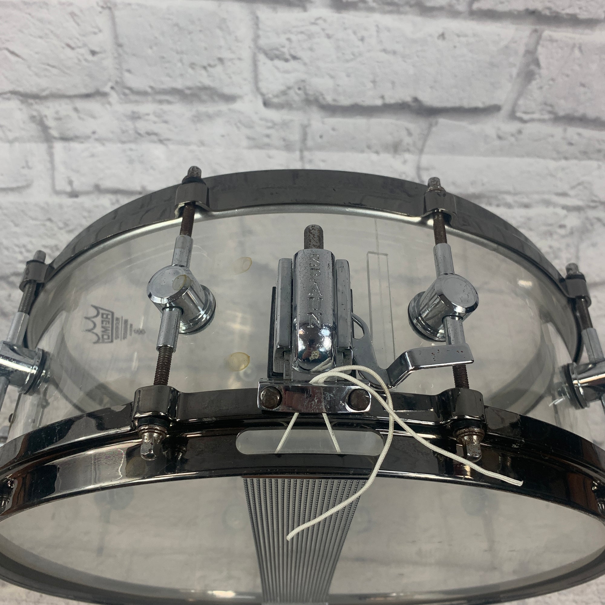Spaun Drum Co. Clear Acrylic 14 x 6 Snare Drum