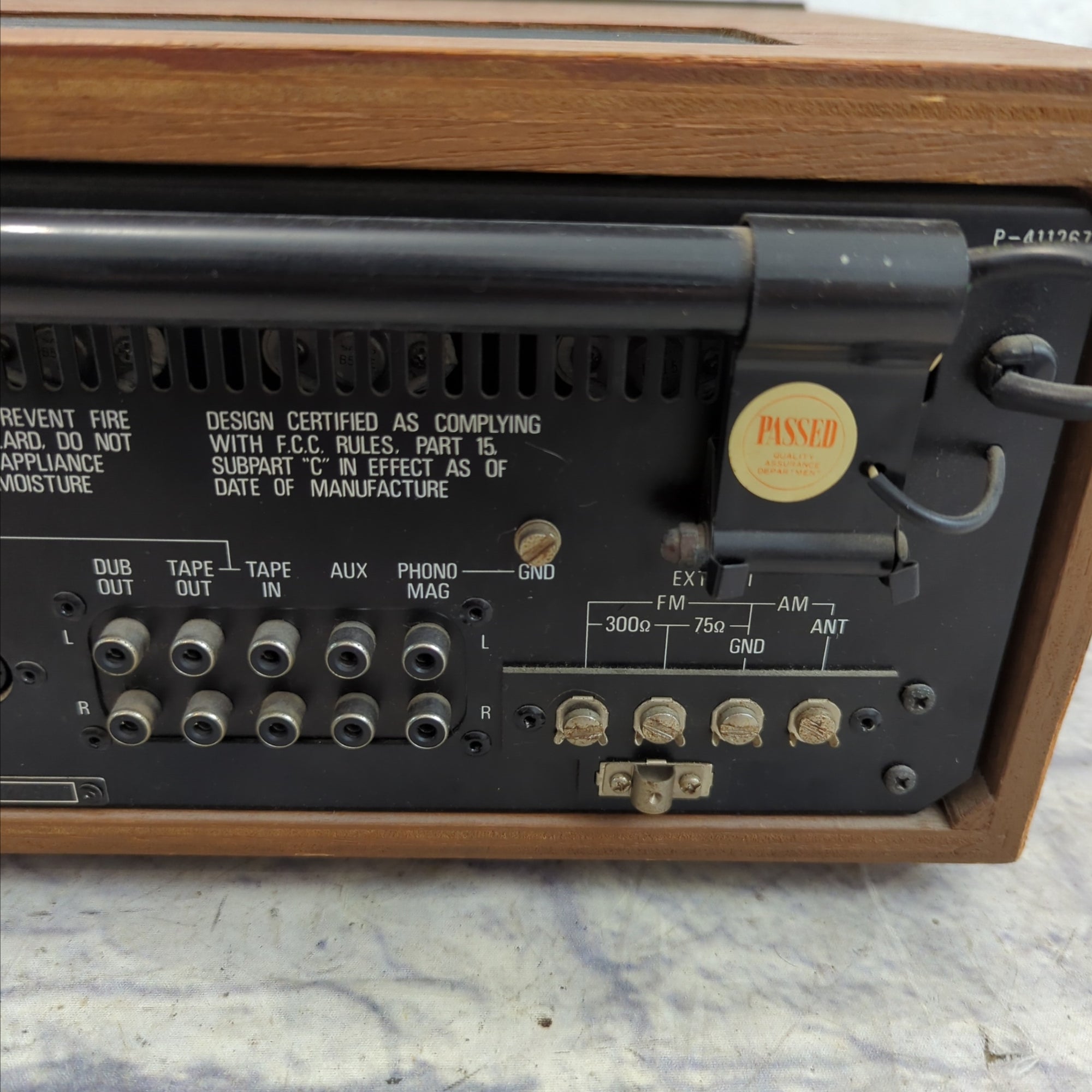 Realistic STA-7 receiver PLUS Minimus 7 speakers. Phono Realistic STA-7 receiver PLUS Minimus 7 speakers. Phono