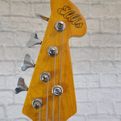 Ellis P- Style Bass w/ hard Case 4 String Bass Guitar