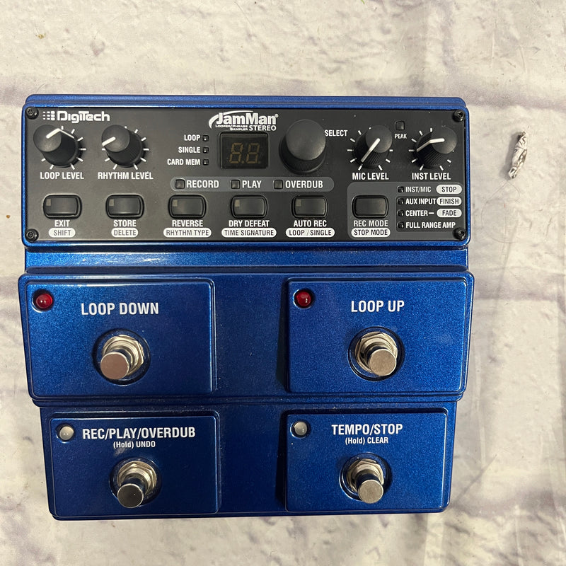 Digitech JamMan Stereo Looper Phrase Sampler Pedal - Evolution Music