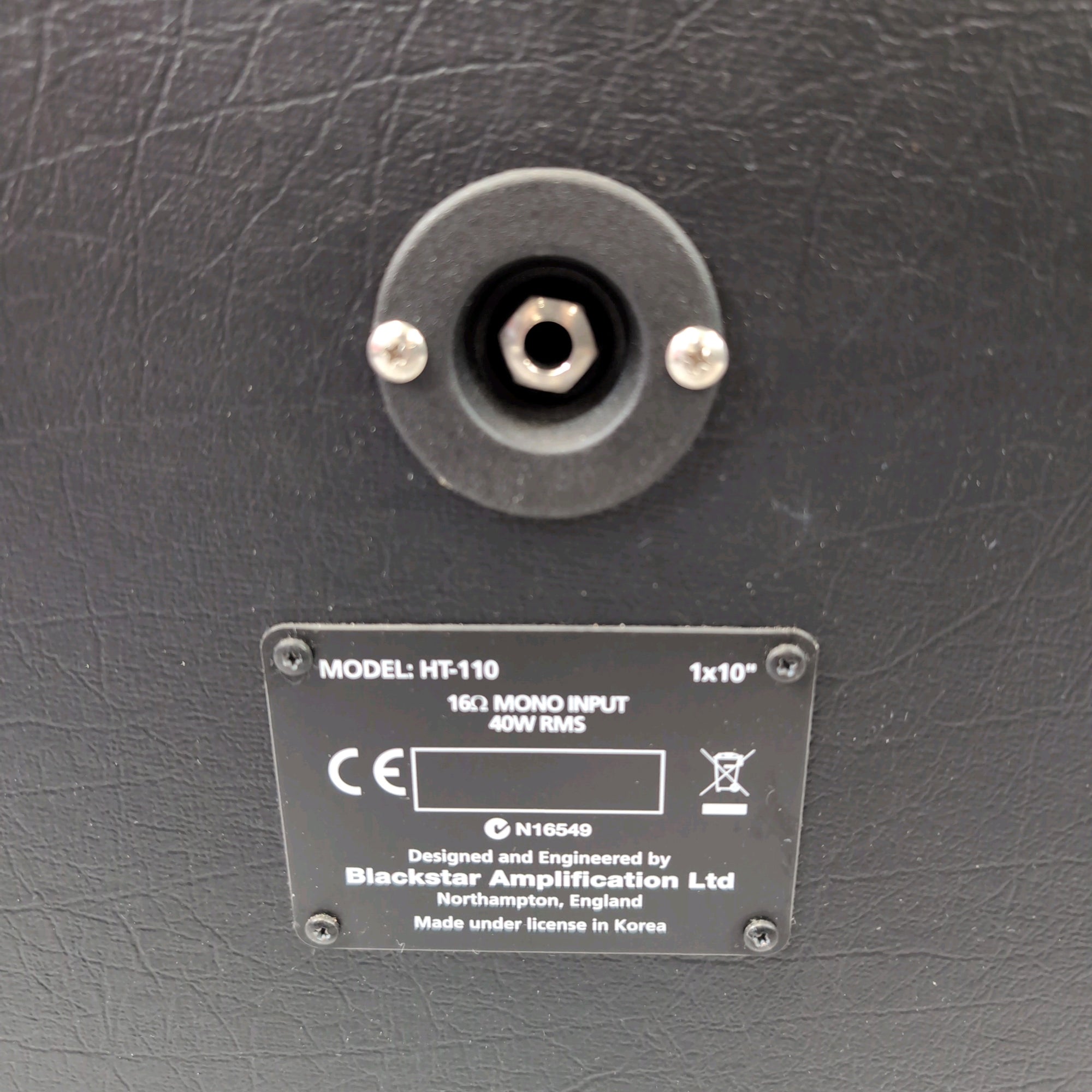 Blackstar HT-110 10" 16 ohm 40 watt Closed Back Cabinet