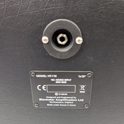 Blackstar HT-110 10" 16 ohm 40 watt Closed Back Cabinet