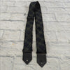 Levy's Guitar Strap - Dark Green Blue Plaid with Frayed Edges