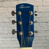 Spencer SG510BLS Acoustic Guitar Trans Blue Sunburst - New Old Stock!