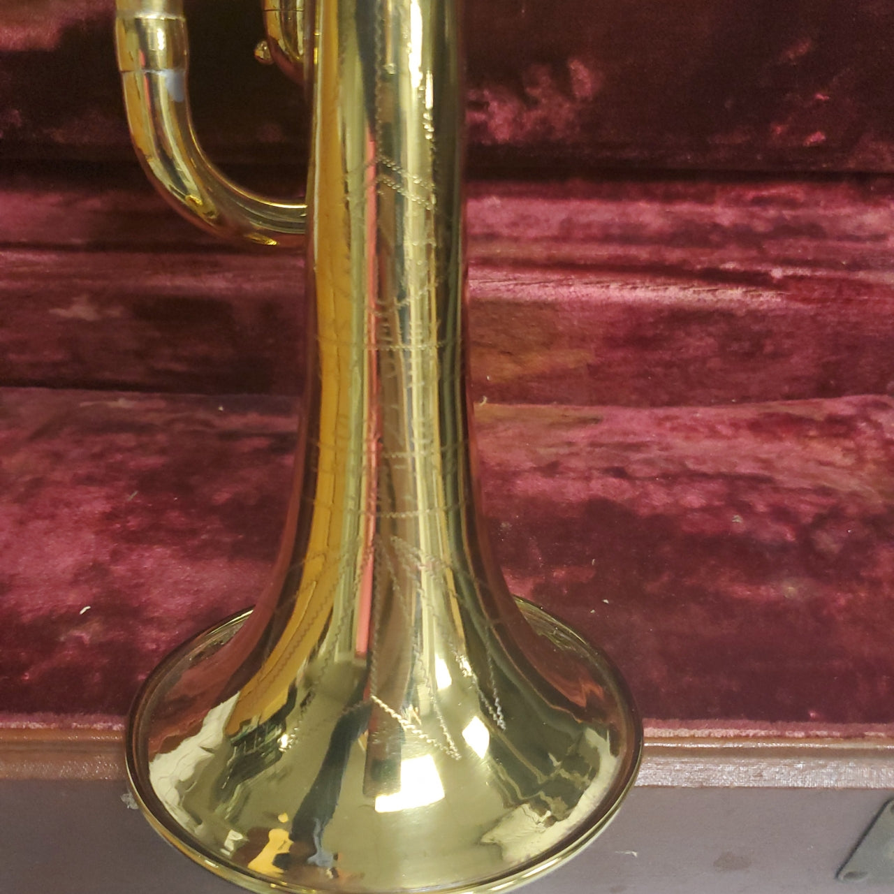 Harry Pedler and Suns American Triumph trumpet with case