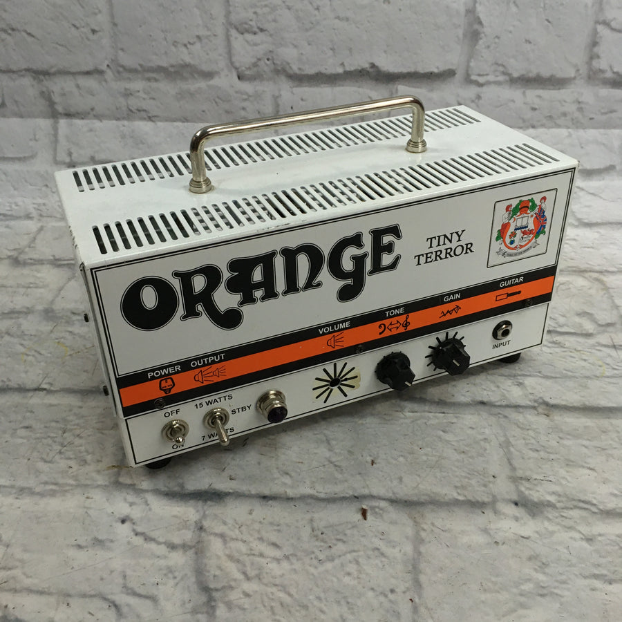 Orange Tiny Terror 15-Watt Tube Head MODIFIED