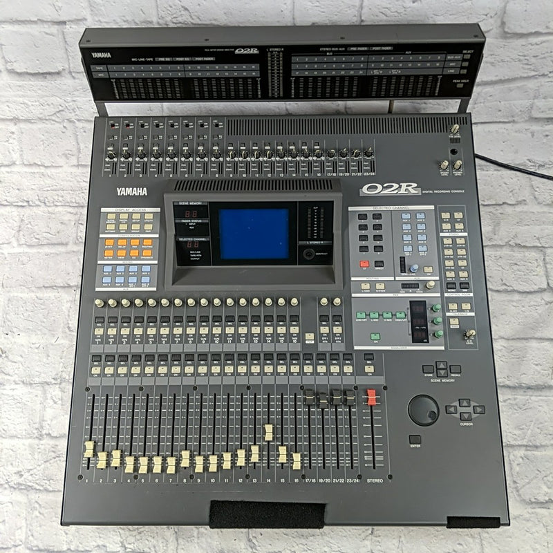 O2r Mixer Rear Yamaha O2R Digital Mixing Recording Console - Evolution Music