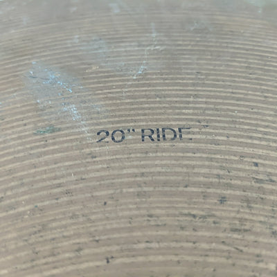 Vintage Sabian 20 B8 Ride Cymbal - Keyholed