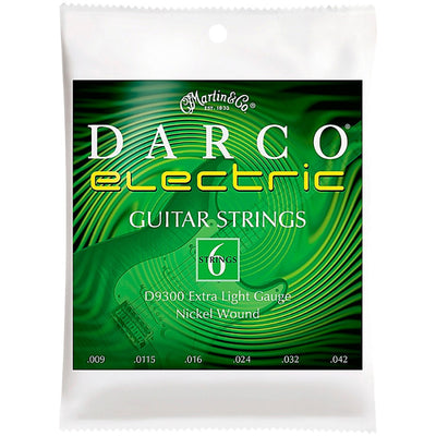 Martin Darco Extra Light Gauge Nickel Wound 9-42 Electric Guitar Strings