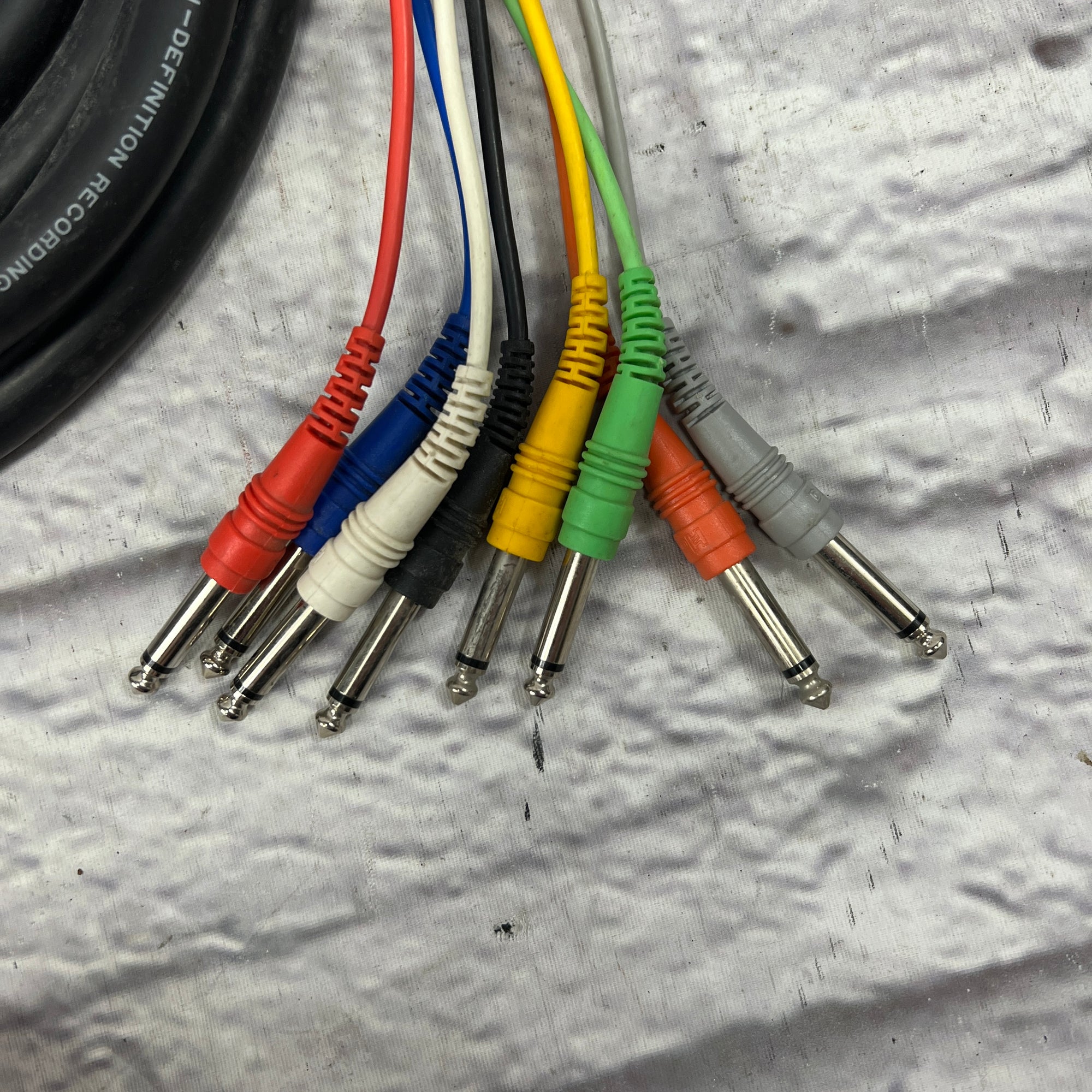 Hosa Eight 8 Channel Hi Definition Recording Snake 1/4 to RCA - 13 Feet
