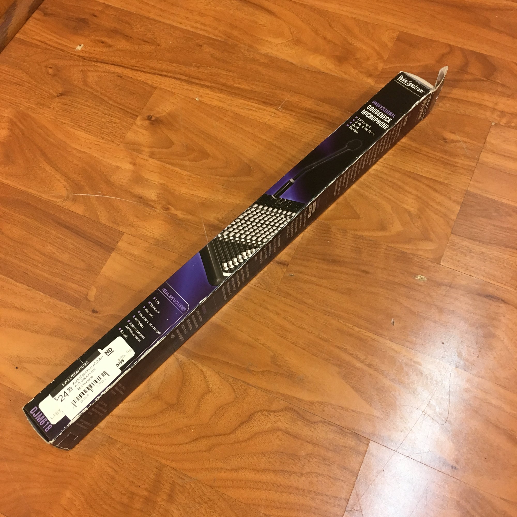 Audio Spectrum DJM618 Gooseneck Microphone