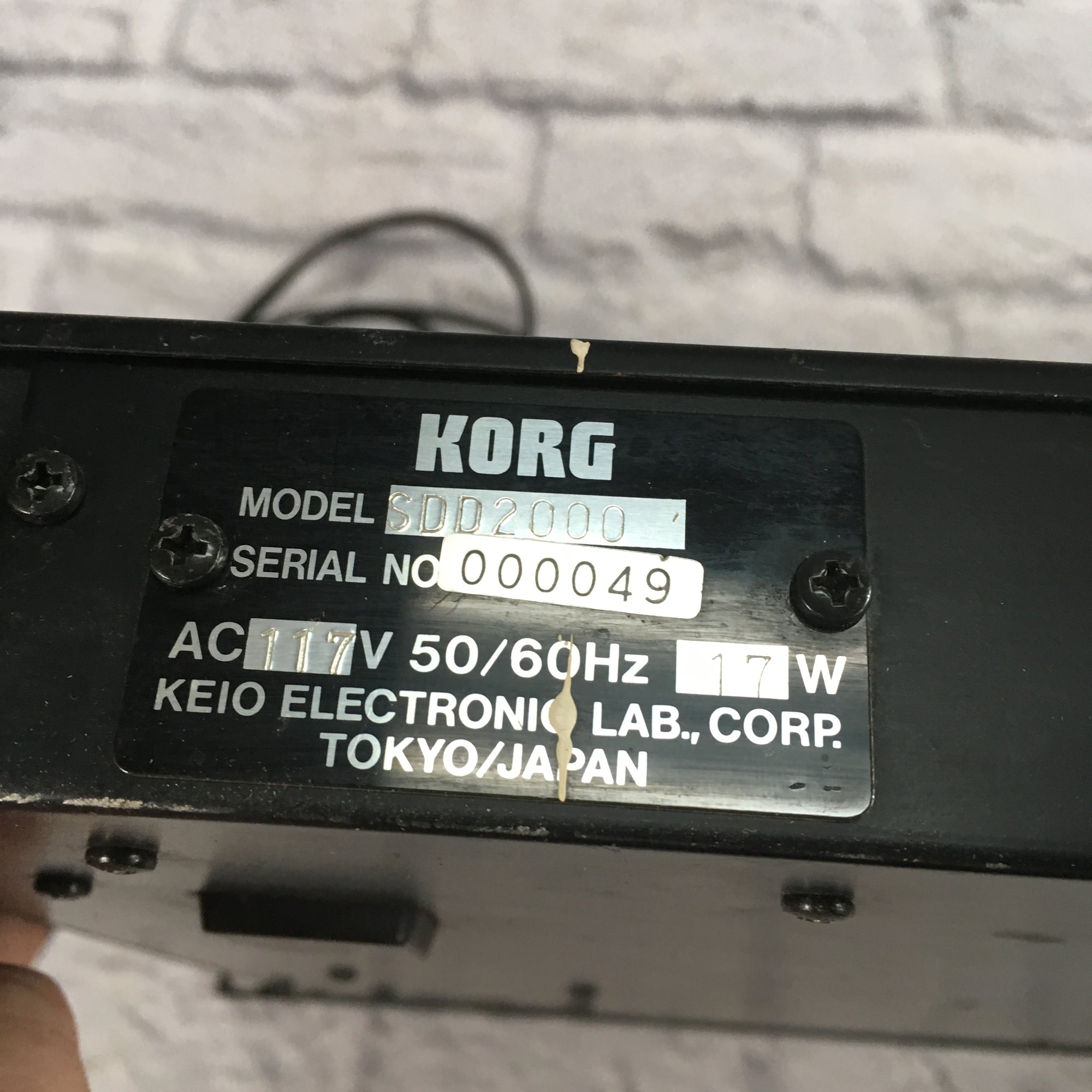 Korg SDD-2000 Digital Sampling Delay Rack Processor - Evolution Music