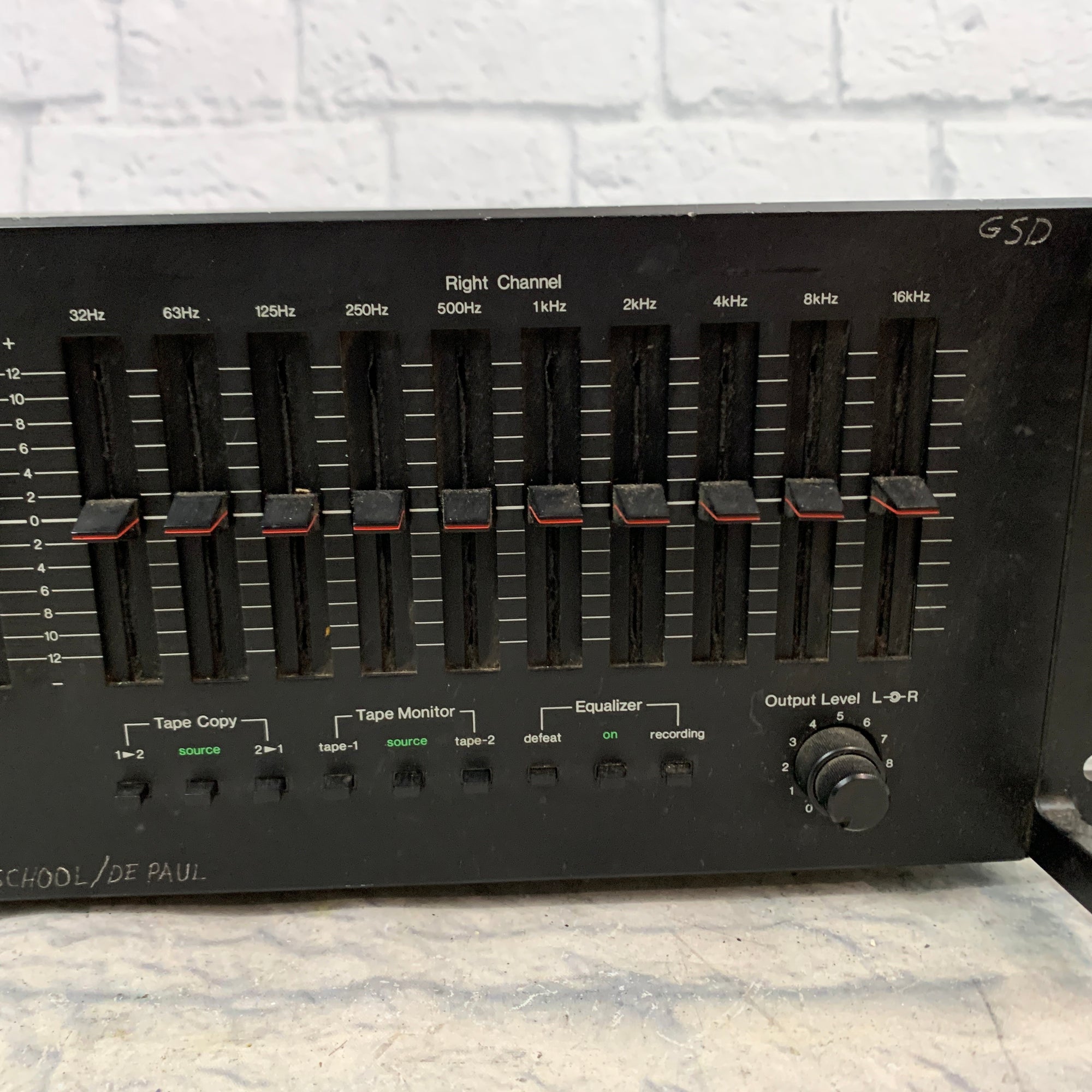 Sansui SE-7 Stereo Graphic Equalizer Rack EQ