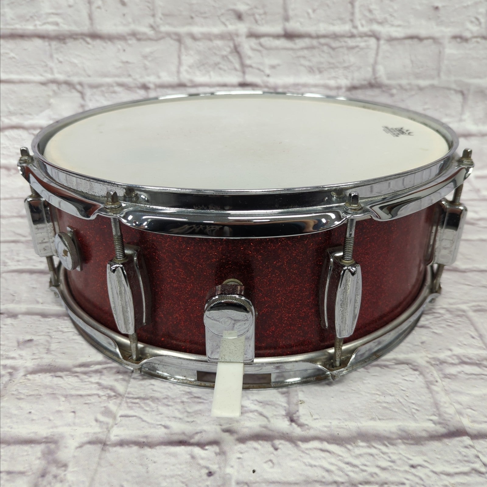 Unknown Vintage MIJ Made in Japan 14x5" Snare Drum Red Sparkle