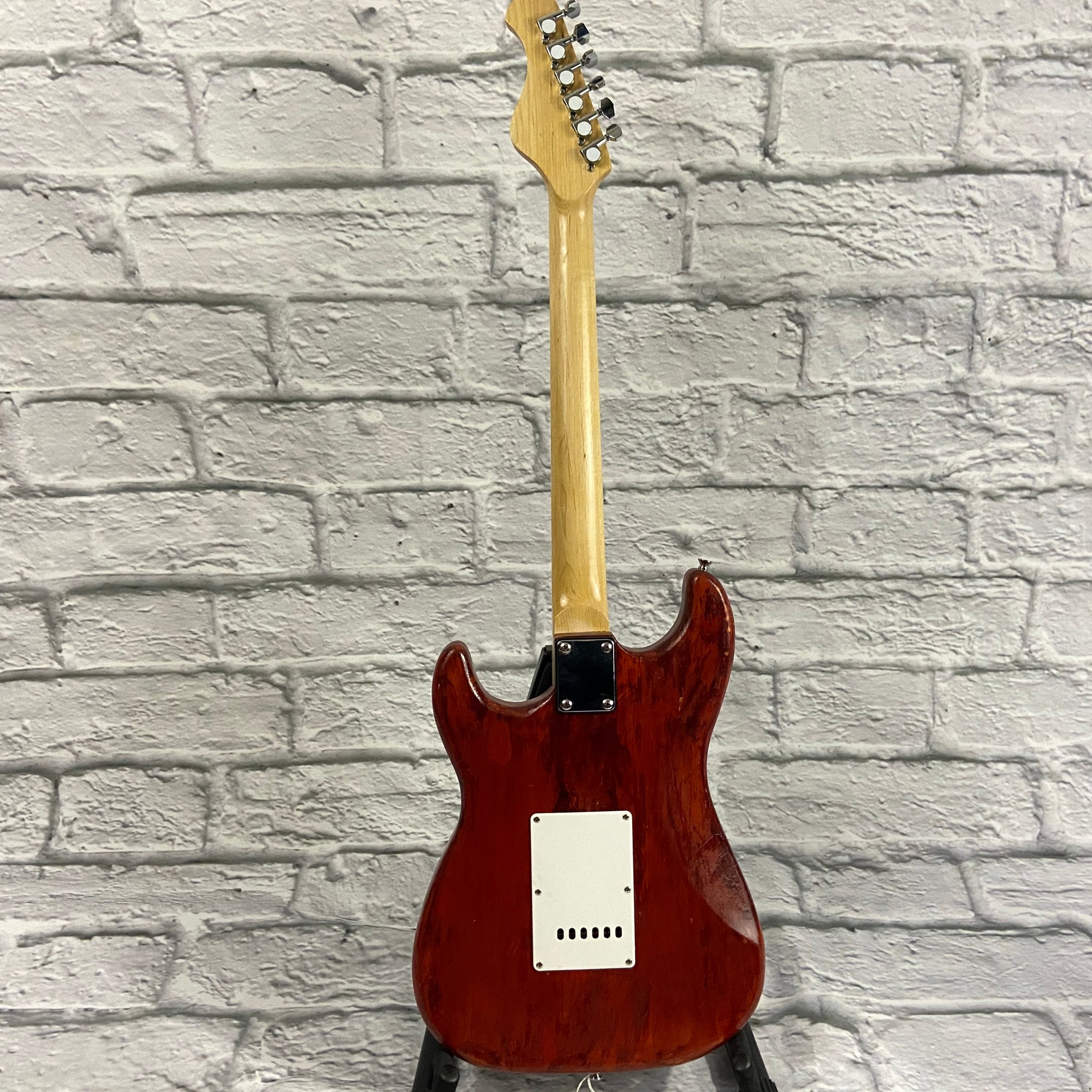 Unknown Red Strat Copy Electric Guitar