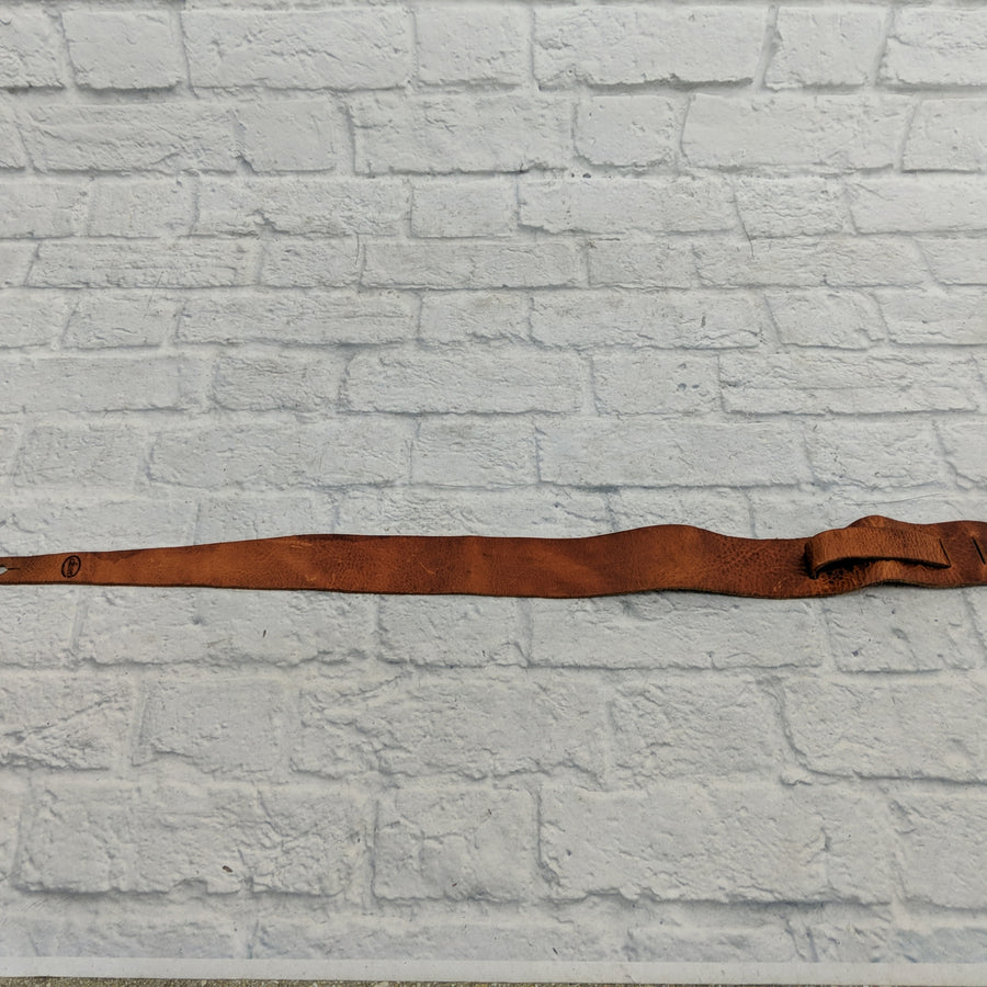Unknown Distressed Leather Guitar Strap