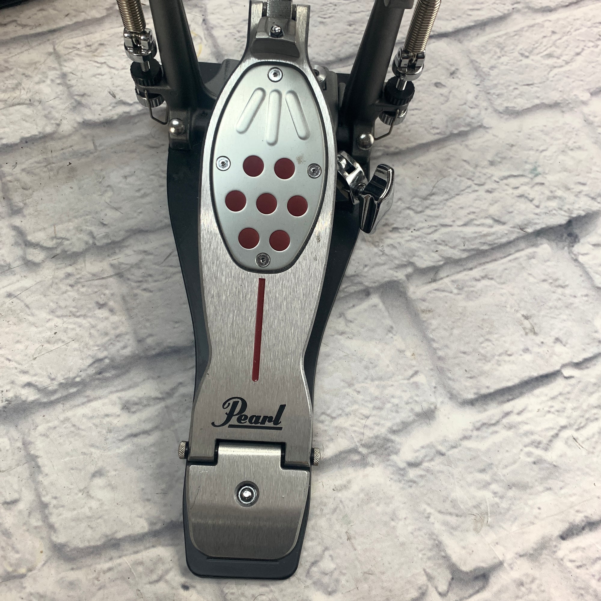 pearl redline double pedal Pearl Eliminator Redline Double Bass Drum Pedal - Chain Drive