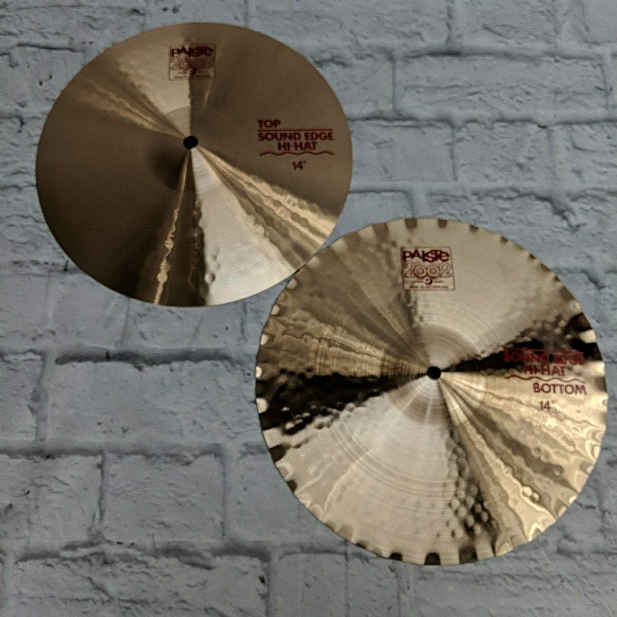 Paiste 14 2002 Sound Edge Hi Hat Cymbal Pair