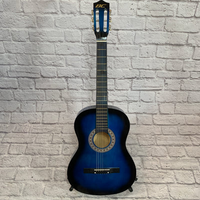 Beginner Acoustic Guitar Blue w/ Accessories