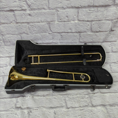 Hunter 6420L Bb Student Slide Trombone - Includes mouthpiece and hard case - Ready to play!