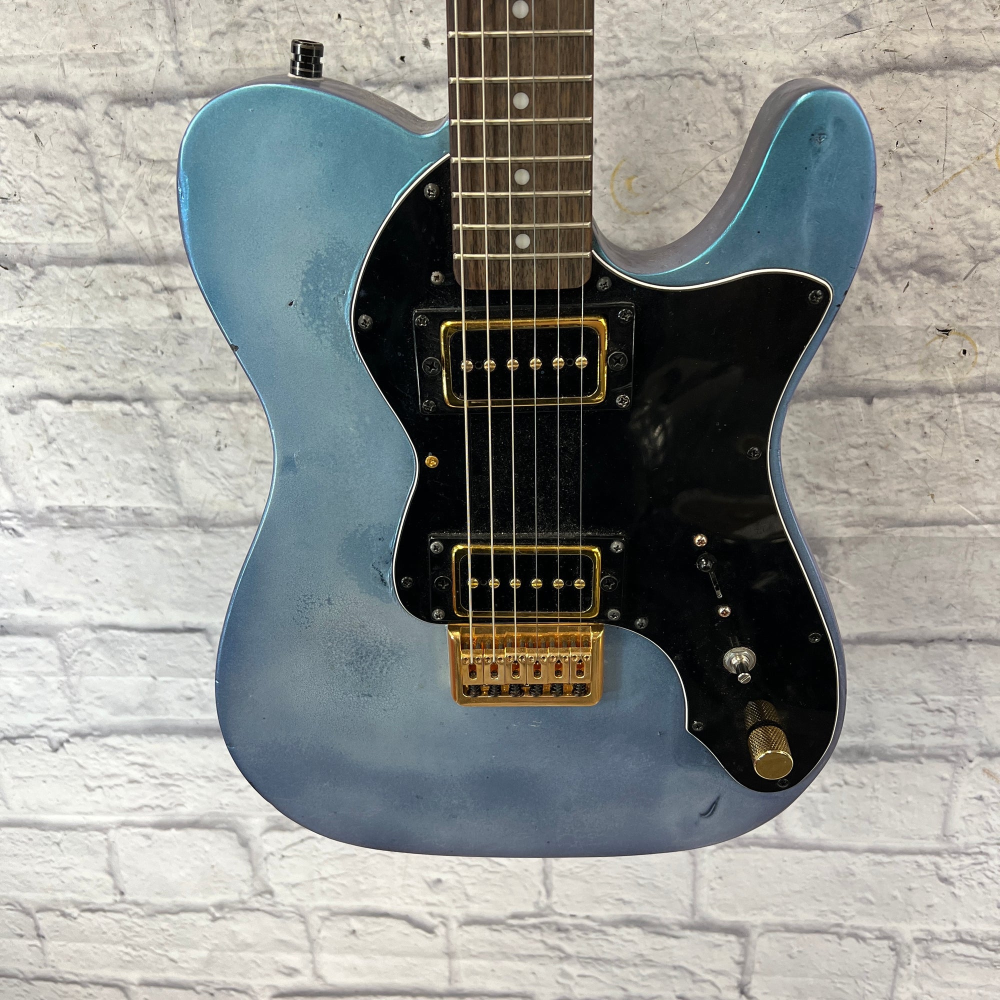 Unknown Telecaster Style Solid Body Metallic Blue