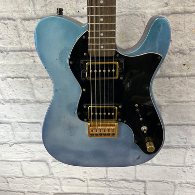 Unknown Telecaster Style Solid Body Metallic Blue