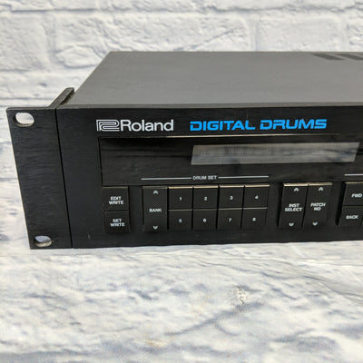 Vintage Roland DDR30 1980s First Gen Alpha Roland Electronic Drum Module for Parts