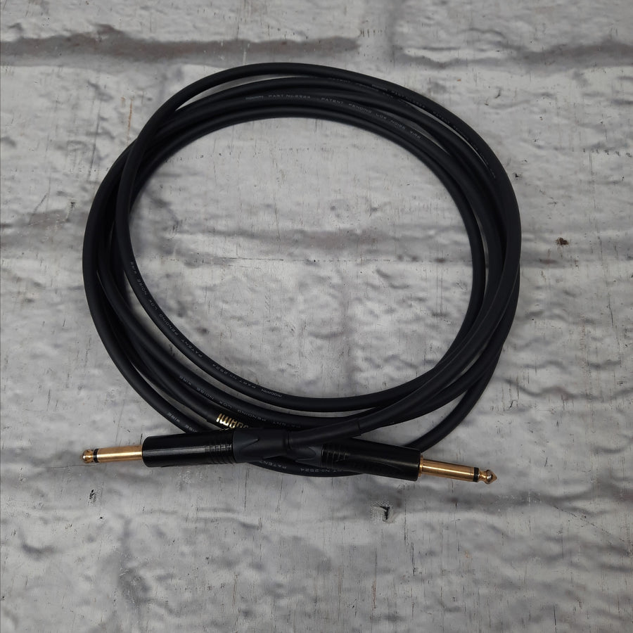 Mogami Gold Instrument Cable 1/4" TS to 1/4" TS - 10'