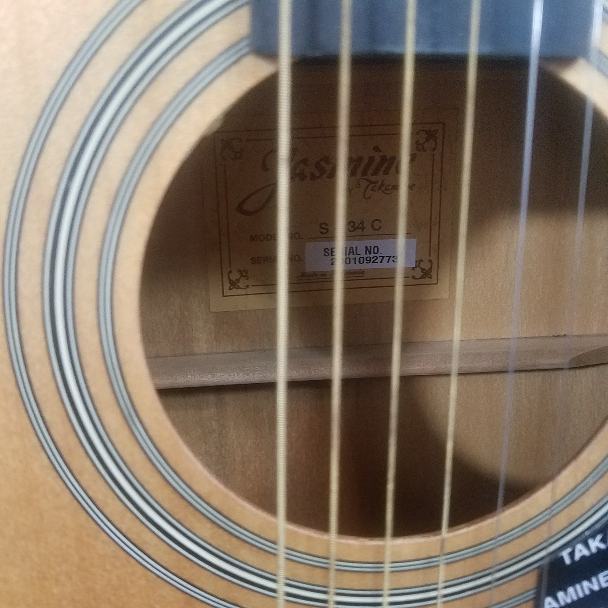 Jasmine S-34C Acoustic Guitar - Evolution Music