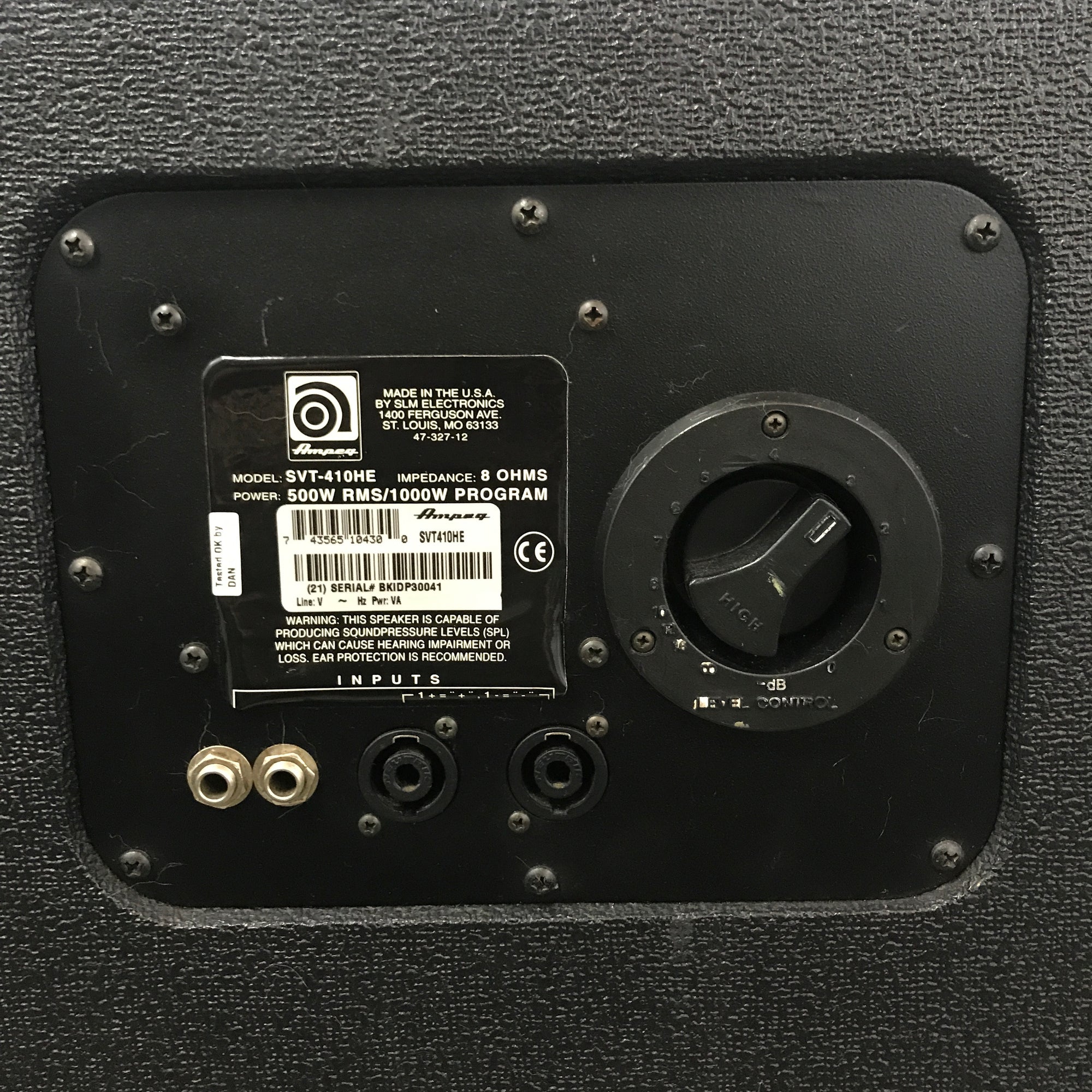 Ampeg 410 HE 4x10 Bass Guitar Cabinet