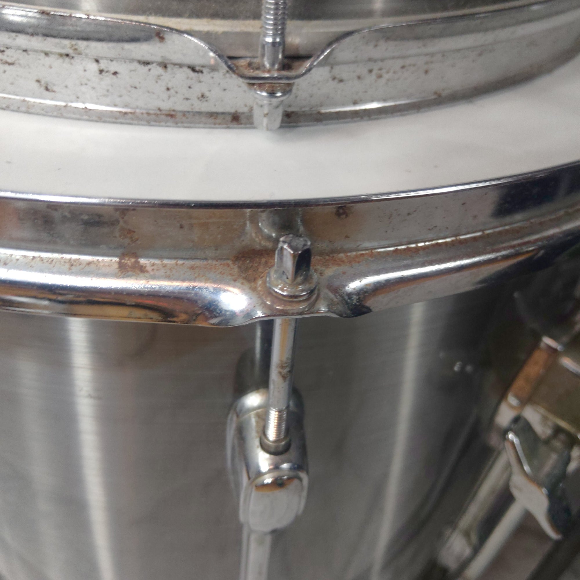 Tama Rockstar Brushed Chrome MIJ 4 Piece Drum Kit