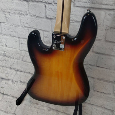 Squier Jazz Bass 4 String 3-Tone Sunburst Bass Guitar