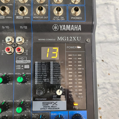 Yamaha MG12XU Mixing Board